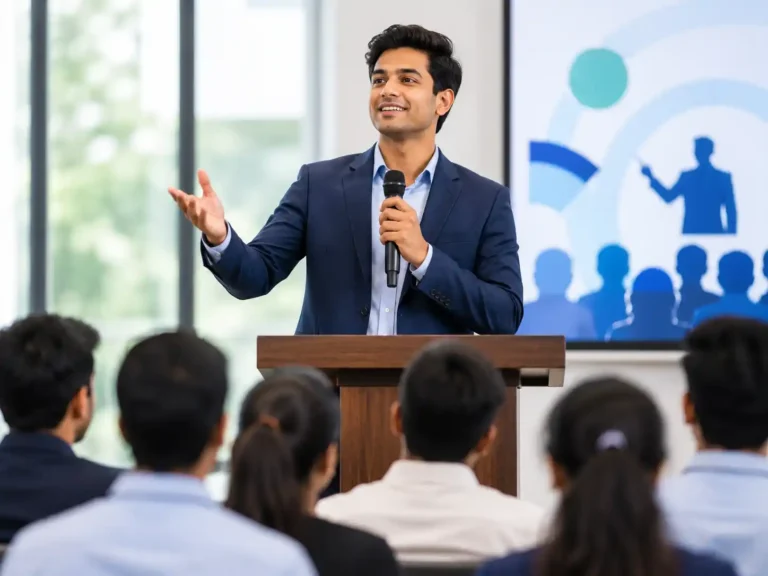 Public Speaking Skills कैसे विकसित करें? प्रभावशाली वक्ता बनने की सम्पूर्ण गाइड